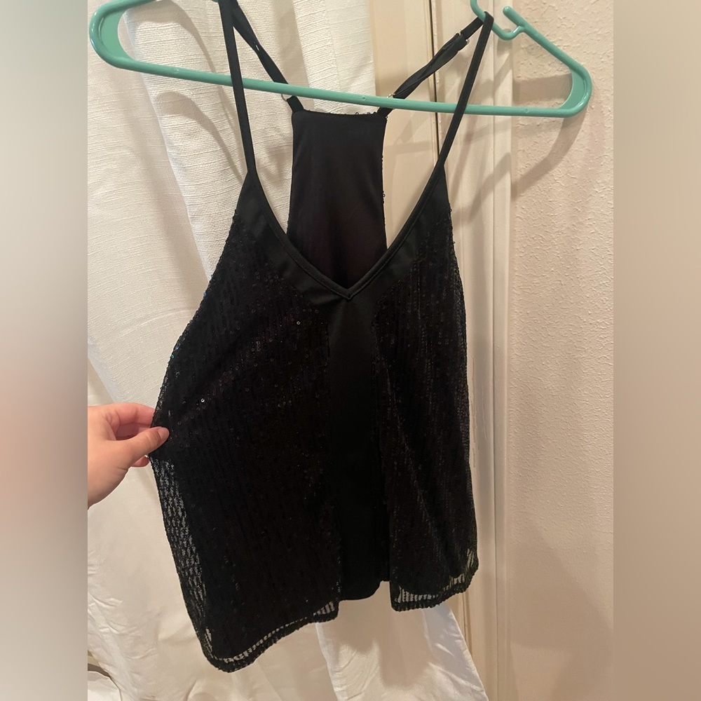 Black Sparkly Tank